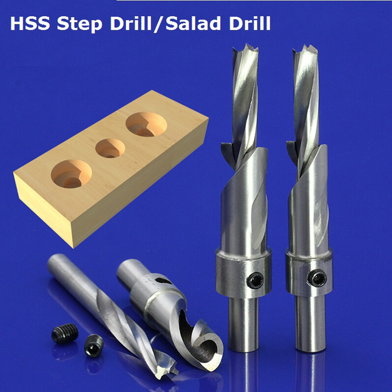 1pc 10mm SHK A series high speed steel CNC broach hole tools bore hole bits HSS step drill salad drill woodworking drills