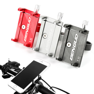 Adjustable Bicycle Mobile Phone Holder Aluminum Alloy Bicycle Holder Bike Phone Stand Mount Bracket Bicycle Accessories