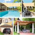 Large Heavy Shade Sail Sun Canopy Cover Outdoor trilateral Garden Yard Awnings Waterproof Car Sunshade Cloth Ship to Europe HWC