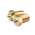 1Pc E3D V6 Extruder Brass Nozzle PTFE tube can through 0.4mm For 1.75mm/3mm Filament Copper Nozzle Print Head