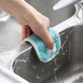 3/1PCS Kitchen Cleaning Towel Kitchenware Brushes Anti Grease Wiping Rags Absorbent Washing Dish Cloth Accessories 2Sided Sponge
