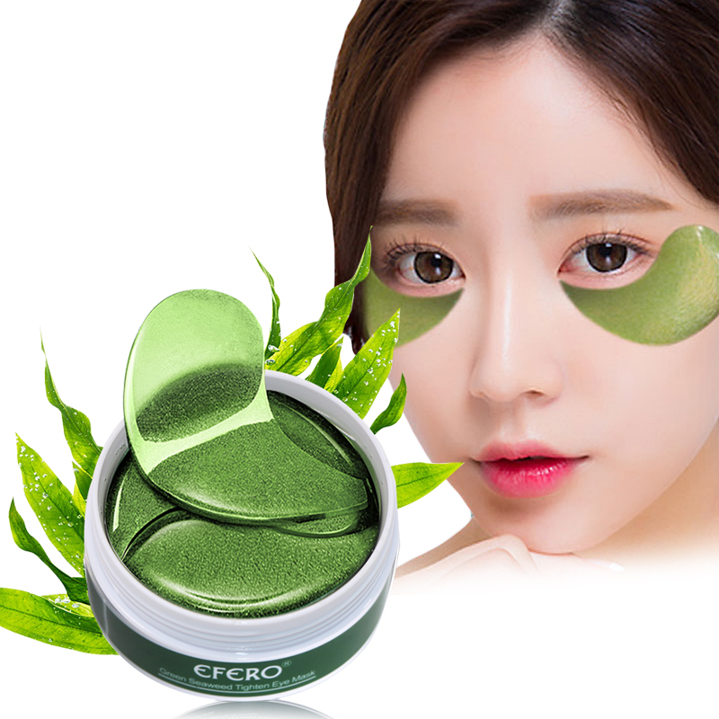 EFERO 60Pc/1Box Collagen Eye Mask for the Face Masks Eye Patches Dark Circles Removal Anti-Wrinkle Moisture Skin Care Sheet Mask