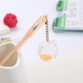 Pendant Fruit Gel Pen Novelty Kawaii cool pens Student stationery cute pens Creative Black writing gel pen office accessories