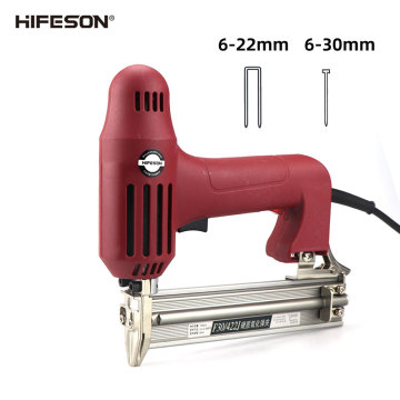 HIFESON F30/422 Nailer 220V 2 in 1 Powerful Electric Staples Nail Guns Stapler Furniture Frame Carpentry Wood working Tools