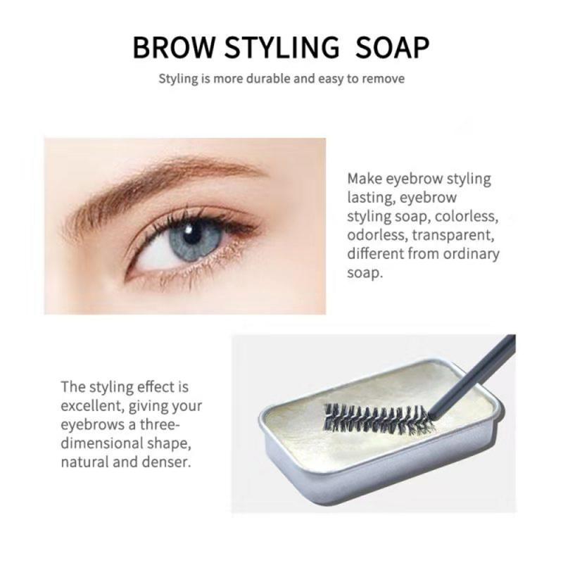 ibcccndc 3D Brows Makeup Balm Styling Brows Soap Lasting Eyebrow cream Setting Gel Waterproof Eyebrow Tint Cosmetics TSLM1