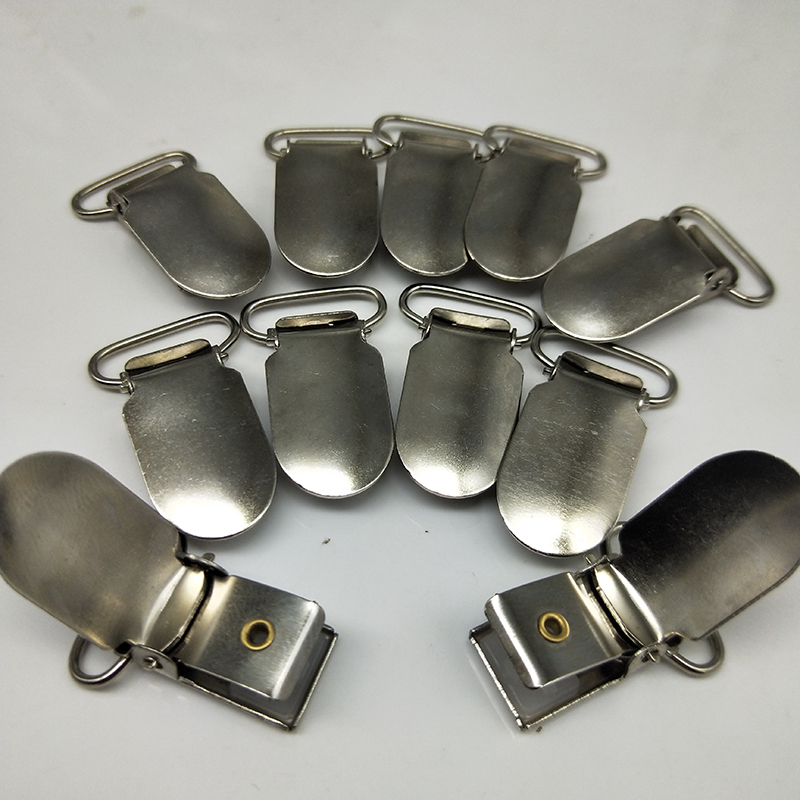 Metal Suspender Clips Garment Clip pacifier clips metal multifunction use clips metal U shape 39*25mm 6 pcs/lot