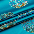 Brocade silk fabric flower fabric nylon fabrics for sewing material for dress textile fabric