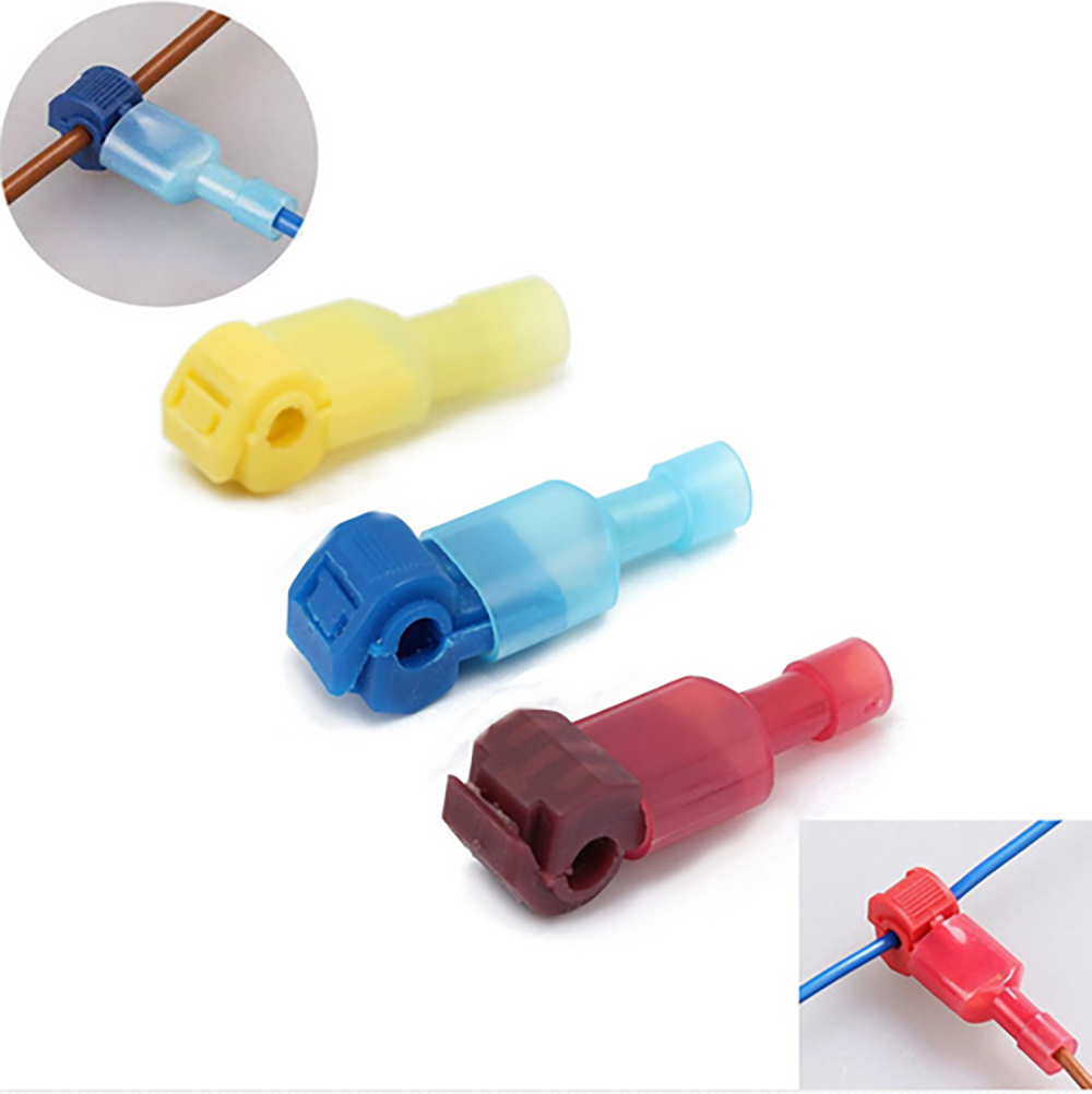 10/30/80Pcs Scotch Lock Electrical Cable Connectors Quick Splice Lock Wire Convenient Terminals Crimp For 0.5-4.0mm2