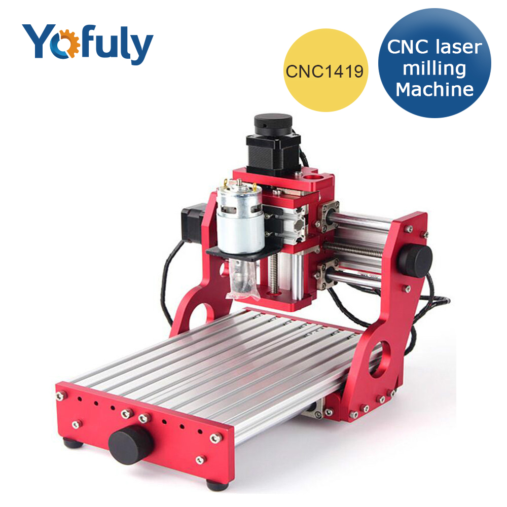CNC 1419 CNC Desktop Engraving PVC Carving Metal Aluminum Copper CNC Milling Machine/ Wood Router/Engraving Machine