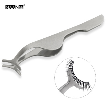 Stainless Steel False Eyelashes Extension Curler Fake Eye Lash Eyelash Tweezers Applicator Clip Clamp Eyes Makeup Beauty Tools