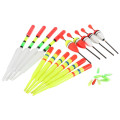 15 pcs/set Three Sizes Fishing Float Tube Buoy Bobber with Rubber Connector Fishing Tackle for All type of Fishing YF-308