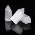 1pcs Natural Selenite Pillars Column Chakra Stones Energy Stone White Crystal Home Decor