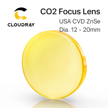 Focus Lens USA CVD ZnSe DIA 12 15 18 19.05 20 FL 38.1 50.8 63.5 76.2 101.6 127mm for CO2 Laser Engraving Cutting Machine