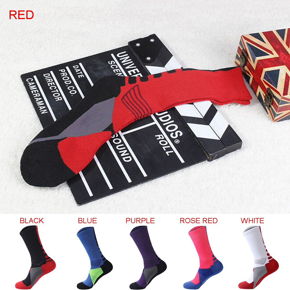 New 1 pair Men Women Riding Basketball Socks Unseix Breathable Bicycle Footwear