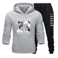 New Hot Brand Men's Pullover Hooded Autumn/Winter Men's Sets Hoodies +sweatpants Two Pieces Set Bodybuilding Tracksuit