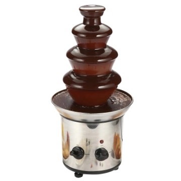 220V Chocolate Fountain 4-layer Chocolate Waterfall Stainless Steel Material Chocolate Melting Machine