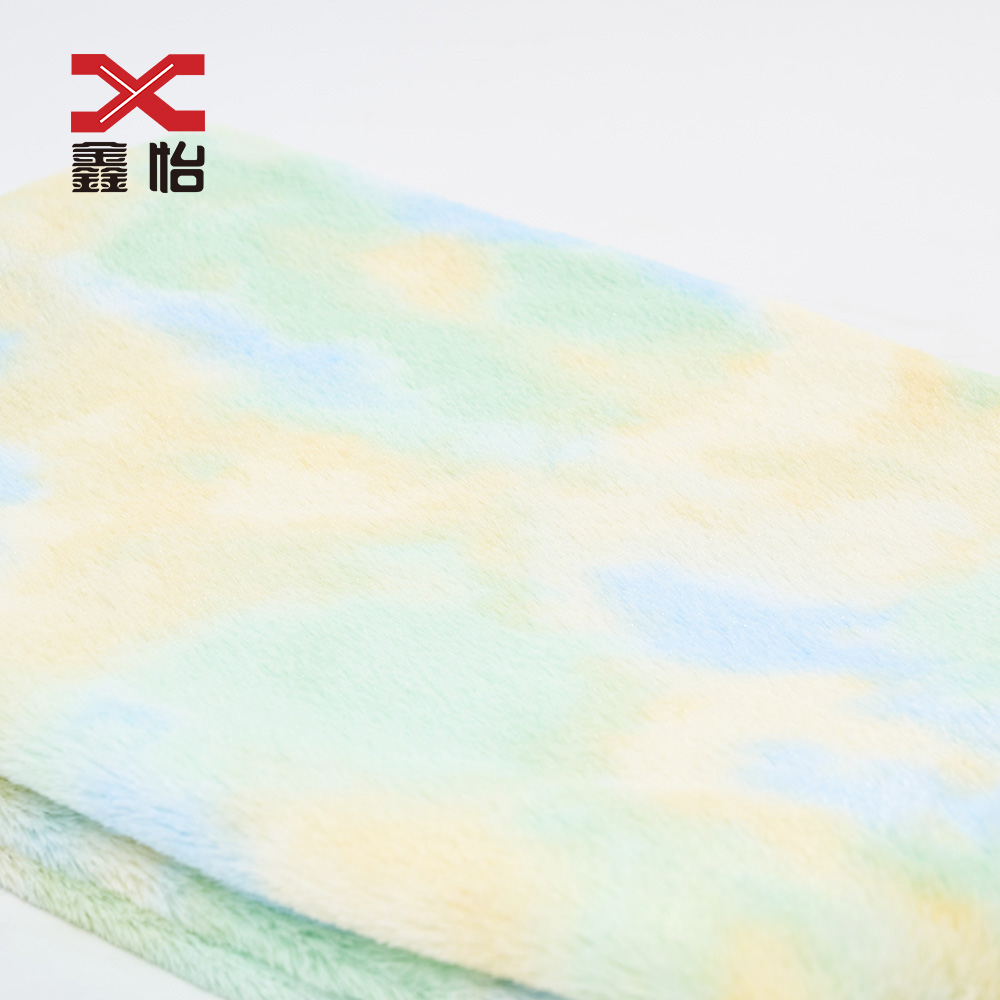 Plush Printed Fabric