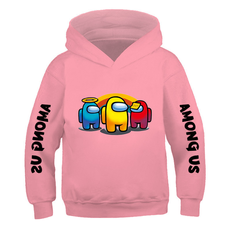 Children Game Among Us Hoodie Kids Cartoon Printed Sweatshirt Long Sleeve Baby Boys Autumn Winter Tops Clothing 3-14Years