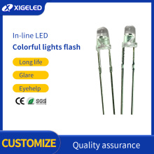 High-power infrared lamp beads 3mm colorful fast flashing
