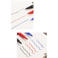 10pcs Dual side color marker pen Bold Fine tip Oil based permanent ink black red blue for CD metal glass fabric ceramic A6875