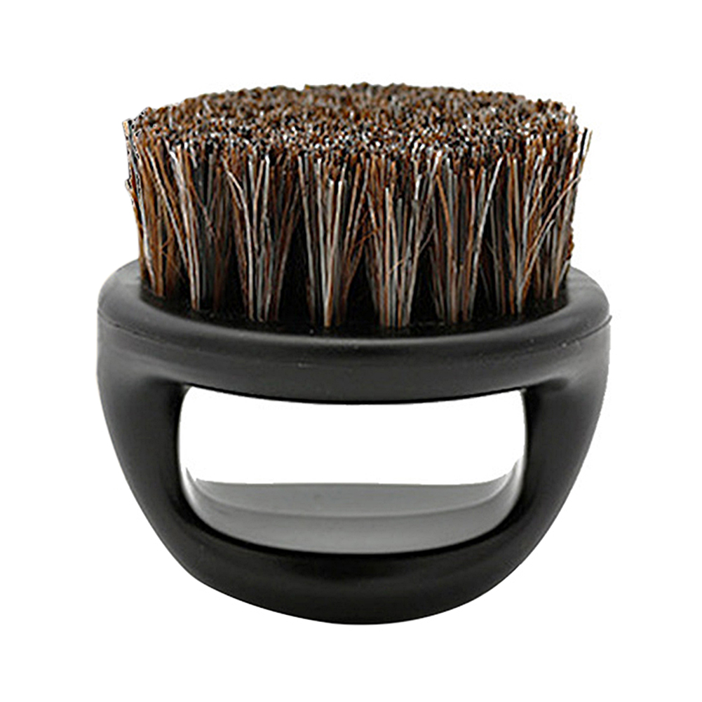 Men 's Shaving Brush Horse Bristle Shaving Brush Plastic Portable Barber Beard Brushes Salon Face Facial Cleaning Brush