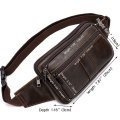 MVA Men's Waist Bag For Phone Small Belt Bag Man Shoulder Vintage Genuine Leather Waist Bags Men Engraving torebka do paska 8977