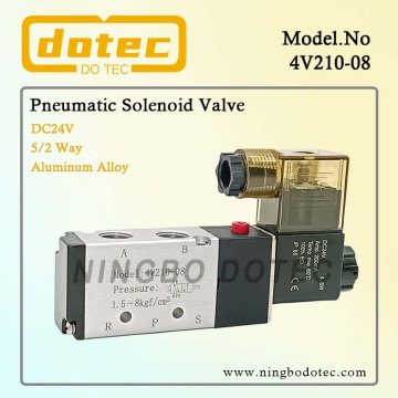 5/2 Way 4V210-08 Air Pneumatic Solenoid Valve 24VDC