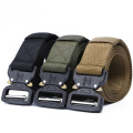 145CM Military Belt Tactical Army Belts Outdoor Nylon Adjustable Alloy Automatic Metal Buckle Black Hunting Belt Men