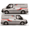 Car Stickers Stripes Graphics Vinyl Graphics Decals for FORD TRANSIT LWB Caravan Travel Trailer Camper Van