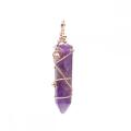 Amethyst-Rose Gold Wire