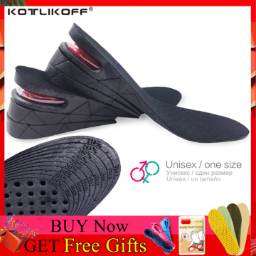 KOTLIKOFF 3-7cm Height Increase Insole Cushion Height Lift Adjustable Cut Shoe Heel Insert Taller Women Men Unisex Foot Pads