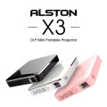 ALSTON MINI Projector X3 Beamer Built-in 2500mAH Battery HDMI-compatible Support 1080P, Portable Theater
