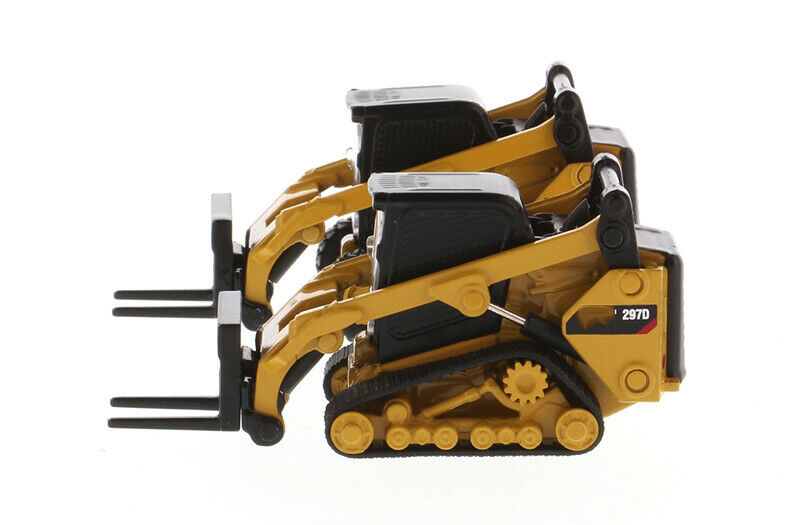For Fans Collection 1/64 Scale Alloy Diecast Collectible 272D2 Skid Steer Loader and 97D2 Compact Track Loader 85609 Engineering