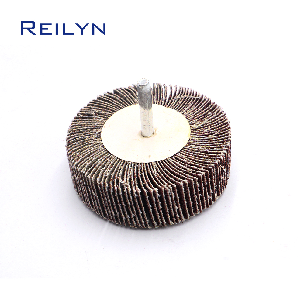 sand paper polishing wheel mesh 80# 6 x 80mm abrasive mops-wheel spindle mops mounted flap wheels grinding bits abrasive block