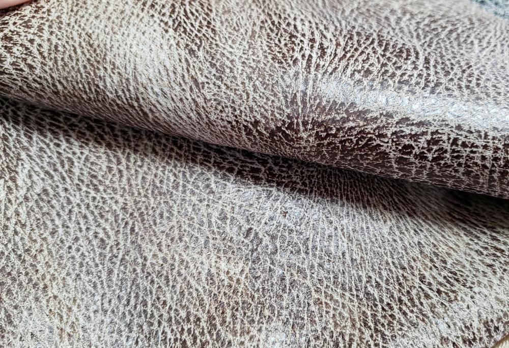 Leather Looking Fabric Sofa Upholstery A