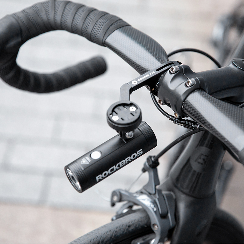 ROCKBROS Bicycle Light Bicycle USB Rechargeable Light MTB Bike Light Power Bank Flashlight Waterproof Bicycle Headlight