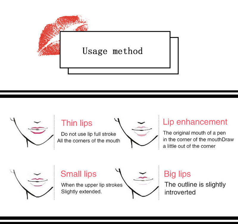 Sexy Lip Liner Pencil Waterproof Long-lasting Lipliner Moisturizing Matte Lipstick Pen Lips Makeup Women Cosmetic Lip Beauty