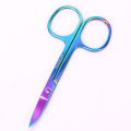 Chameleon Curved Head Eyebrow Scissor Makeup Trimmer Facial Hair Remover Manicure Scissor Nail Cuticle Tool