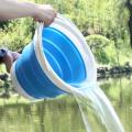 3/5/10L Collapsible Bucket Multifunctional Folding Bucket for Hiking Fishing Outad Multi-Functional Eco-Friendly