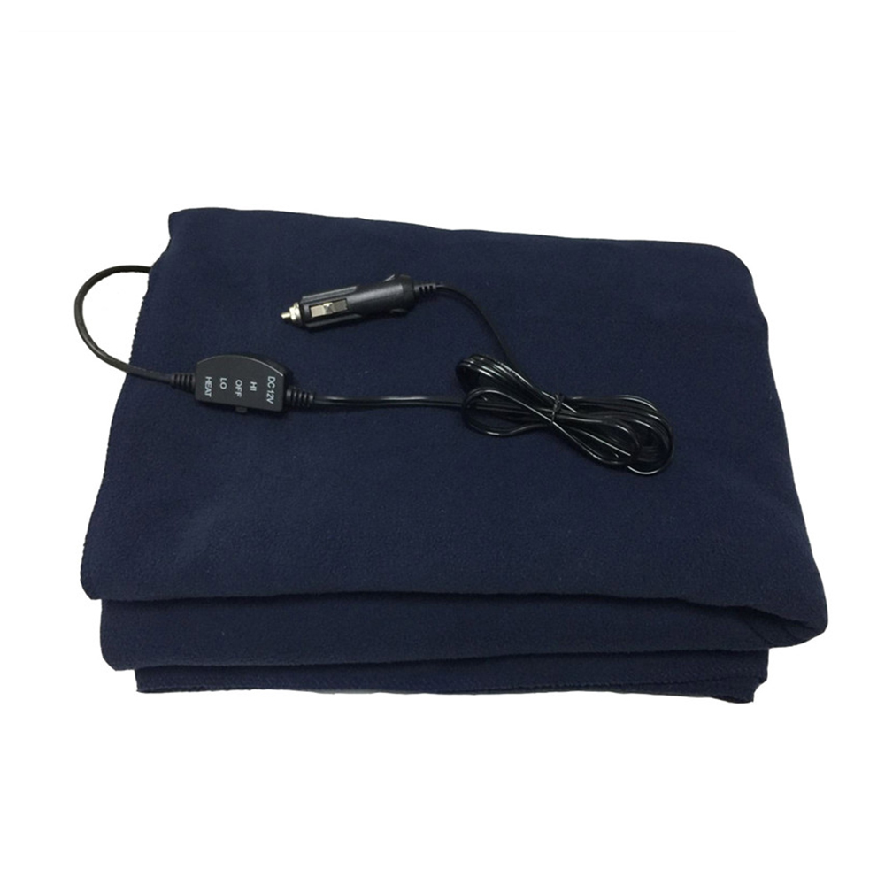 12V Car Heating Blanket Winter Heated 145X100cm Lattice Energy Saving Warm Auto Electrical Blanket For Car Constant Temperature
