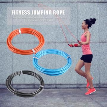 Hot Sale Jump Ropes Skillful Manufacture 3m Speed Jump Spare Rope Skipping Training Workout Replacement Steel Wire Cable