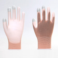 Three Fingers Touch Screen PU Labor Gloves