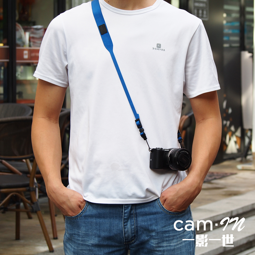 cam-in 1851-1861 Cotton tape Cow Leather Universal Camera Strap Neck Shoulder Carrying Cotton Cloth General Adjustable Belt