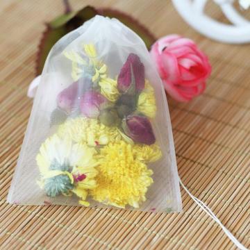 100pcs/lot Empty Tea Bag Nylon Material Teabags With String Heal Seal Filter Bag Paper for Herb Loose Tea 5sizes