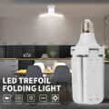 LED Garage Lights E26 30/40W Super Bright Industrial Lighting Fan Blade Adjustable Angle Folding Garage Ceiling Living Room Lamp
