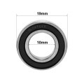 uxcell 10pcs 6800-2RS Deep Groove Ball Bearing Double Sealed 1180800, 10mm x 19mm x 5mm Carbon Steel Bearings