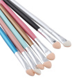 5pcs Long Handle Eyeshadow Brush Portable Sponge Eyebrow Stick Eyeshadow Applicator Easy to Stick powder Cosmetic Makeup Tools