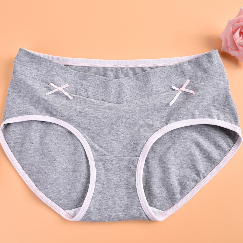 Maternity Women Low-Rise Briefs Panties Plus Size Pregnant Female Solid Comfort Seamless Widen Waist Hip Baby Care Underwear