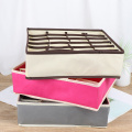 Bra Underwear Storage Box Bamboo Charcoal Drawer Closet Organizer For Scarfs Socks Non-woven Foldable Storage Box