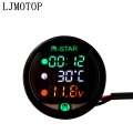 Night Vision Motorcycle Meter Time Temperature Voltage Table For YAMAHA FZ1 FAZER XMAX 300 IRON MAX R6S CANADA VERSION WR250F